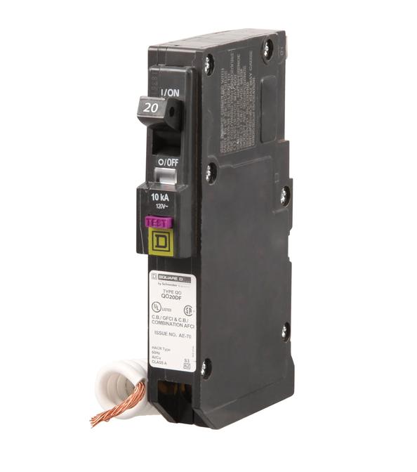 QO120DF -- QO 1P 20A DF CIRCUIT BREAKER